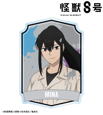 描き下ろし 亜白ミナ ペイントスタイルver. アクリルバッジ