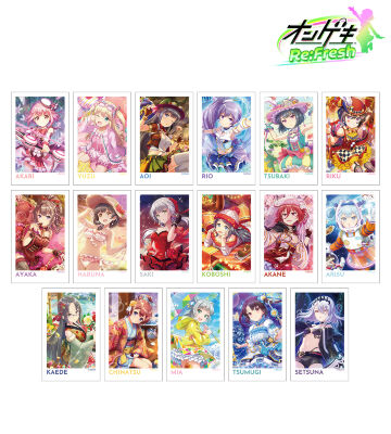 トレーディングインスタントカメラ風イラストカード