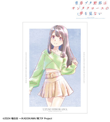 広川卯月 Ani-Art aqua label A3マット加工ポスター