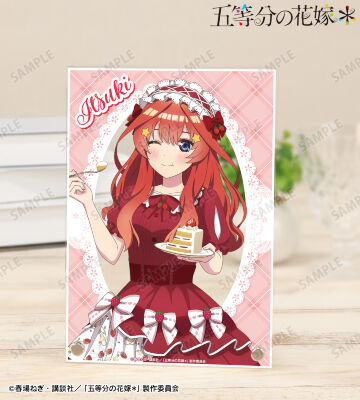 描き下ろし 中野五月 ショートケーキイメージコーデver. A5アクリルパネル