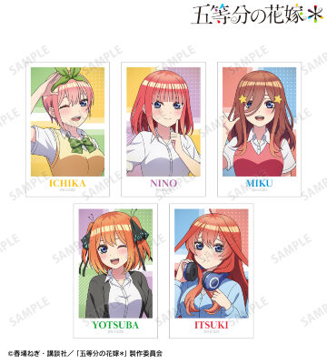 描き下ろし 衣装交換ver. 第2弾 インスタントカメラ風イラストカード5枚セット