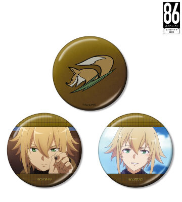 セオト・リッカ メタリック缶バッジ3個セット