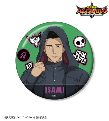 描き下ろし イサミ・アオ 死神ver. 100mm缶バッジ