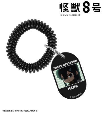 亜白ミナ ゆるコマ ロッカーキー風アクリルキーホルダー