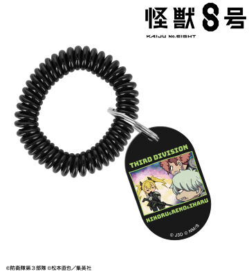 四ノ宮キコル&市川レノ&古橋伊春 ゆるコマ ロッカーキー風アクリルキーホルダー