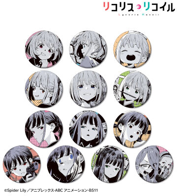 トレーディングショートムービーマット缶バッジ