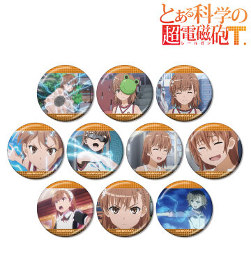 トレーディング 御坂美琴オンリー 場面写メタリック缶バッジ