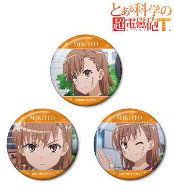 御坂美琴 場面写缶バッジ3個セット