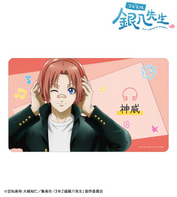 描き下ろし 神威 ヘッドフォンver. マルチデスクマット