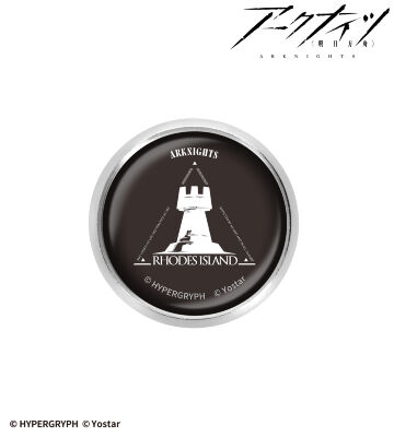 ロドス ガラスマグネットピンバッジ