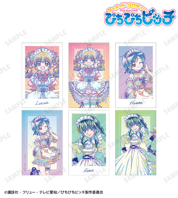 描き下ろし メイドver. Ani-Art clear label イラストカード6枚セット