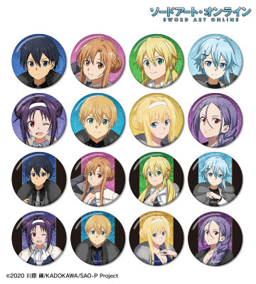 描き下ろし 毛皮コート×スーツver. トレーディンググリッター缶バッジ