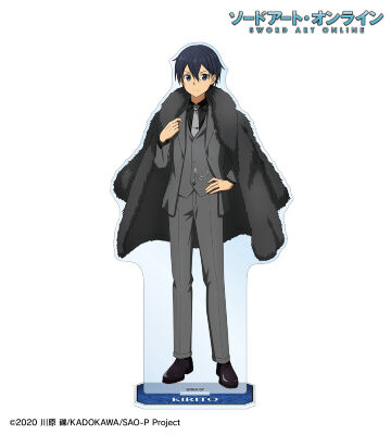 描き下ろし キリト 毛皮コート×スーツver. BIGアクリルスタンド