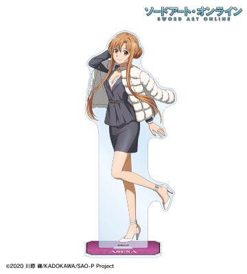 描き下ろし アスナ 毛皮コート×スーツver. BIGアクリルスタンド