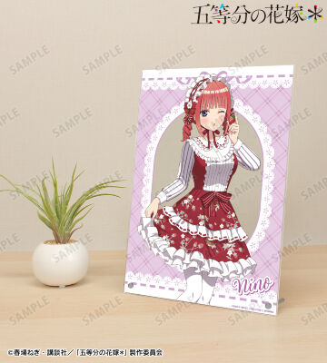 描き下ろし 中野二乃 ショートケーキイメージコーデver. A4アクリルパネル