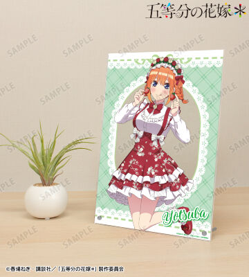 描き下ろし 中野四葉 ショートケーキイメージコーデver. A4アクリルパネル