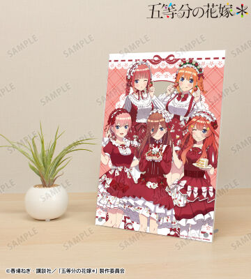 描き下ろし 集合 ショートケーキイメージコーデver. A4アクリルパネル