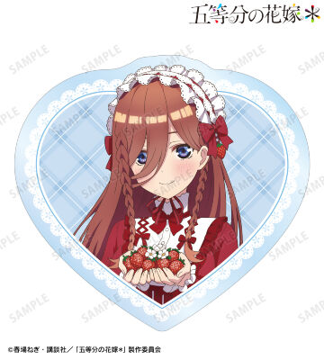 描き下ろし 中野三玖 ショートケーキイメージコーデver. アクリルマグネット