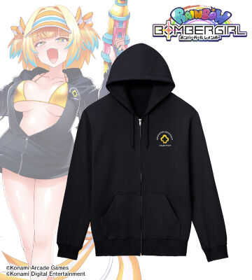 描き下ろし パイン 水着ver. 着用刺繍フルジップフーディー