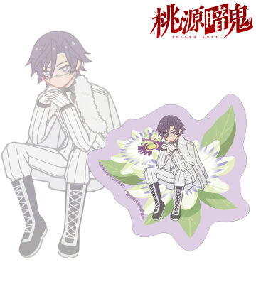 桃華月詠 Botania ダイカットステッカー