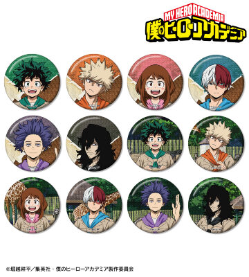 描き下ろし サファリルックver. トレーディンググリッター缶バッジ