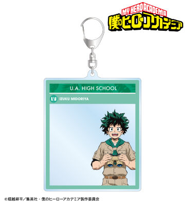 描き下ろし 緑谷出久 サファリルックver. フォトフレーム風BIGアクリルキーホルダー