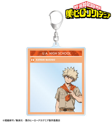 描き下ろし 爆豪勝己 サファリルックver. フォトフレーム風BIGアクリルキーホルダー