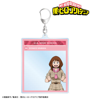 描き下ろし 麗日お茶子 サファリルックver. フォトフレーム風BIGアクリルキーホルダー