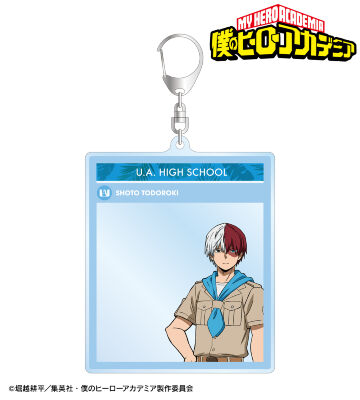 描き下ろし 轟焦凍 サファリルックver. フォトフレーム風BIGアクリルキーホルダー