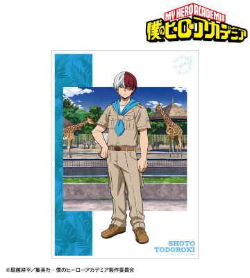 描き下ろし 轟焦凍 サファリルックver. A3マット加工ポスター