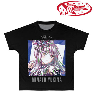 湊 友希那 Ani-Art 第6弾 フルグラフィックTシャツ