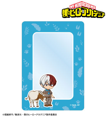 轟焦凍 ちびキャラ 動物とのふれあいver. B8硬質カードケース