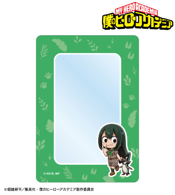 蛙吹梅雨 ちびキャラ 動物とのふれあいver. B8硬質カードケース