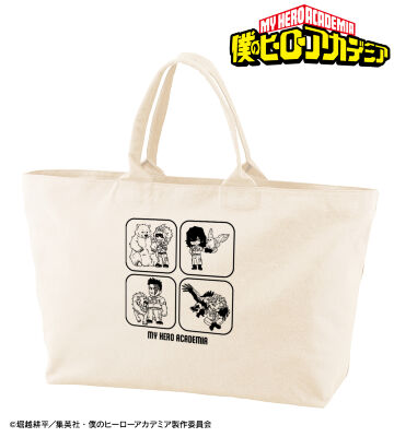 集合 ちびキャラ 動物とのふれあいver. BIGジップトートバッグ ver.B