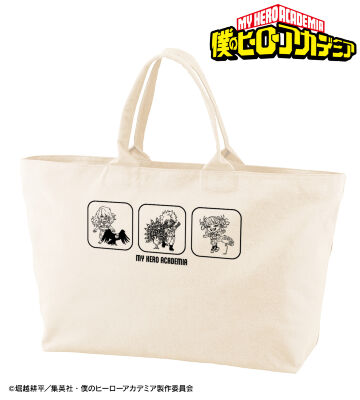 集合 ちびキャラ 動物とのふれあいver. BIGジップトートバッグ ver.C