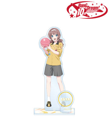 描き下ろし 山吹 沙綾 ボウリングシャツver. パーツ付きBIGアクリルスタンド