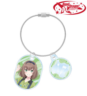 描き下ろし 大和 麻弥 ボウリングシャツver. 2連ワイヤーアクリルキーホルダー