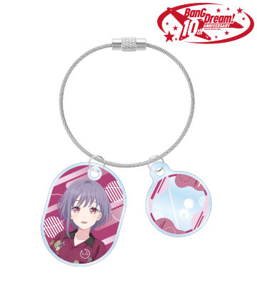 描き下ろし アモーリス ボウリングシャツver. 2連ワイヤーアクリルキーホルダー