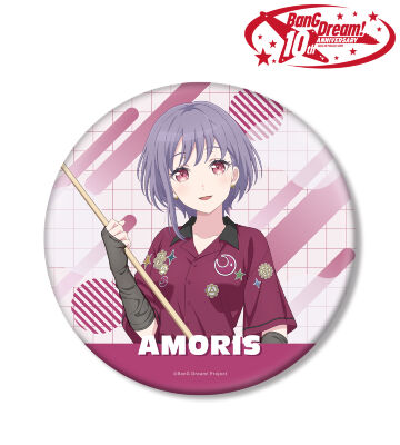 描き下ろし アモーリス ボウリングシャツver. BIG缶バッジ
