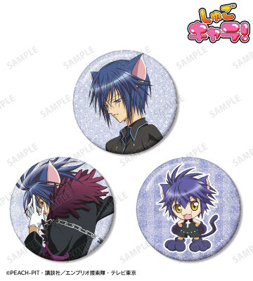 月詠 イクト＆デスレーベル＆ヨル グリッター缶バッジ3個セット