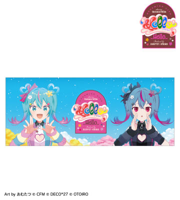 デコミク LIVE 2026『Hello』フェイスタオル