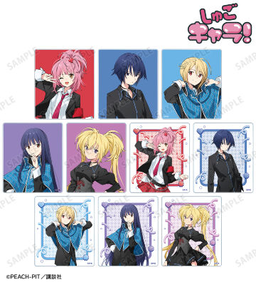 popman3580さんイラスト 制服ver. トレーディングアクリルカード