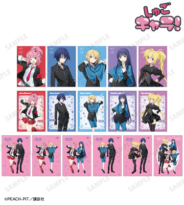 popman3580さんイラスト 制服ver. トレーディングブロマイド