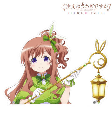 描き下ろし モカ 魔法少女ver. 特大ダイカットアクリルパネル