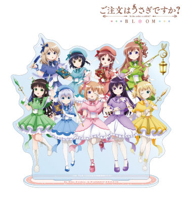 描き下ろし 集合 魔法少女ver. BIGアクリルスタンド