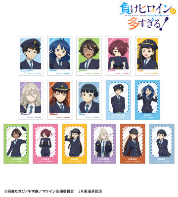 描き下ろし 駅員ver. 第2弾 トレーディングインスタントカメラ風イラストカード