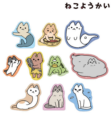 トレーディングダイカットステッカー