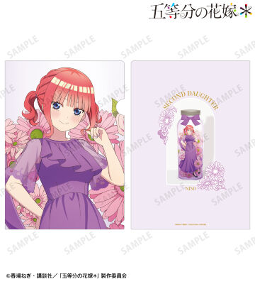 描き下ろし 中野二乃 ハーバリウムver. A4クリアファイル