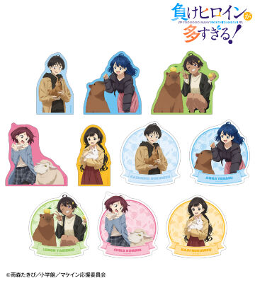 描き下ろし 動物とのふれあいver. トレーディングダイカットステッカー