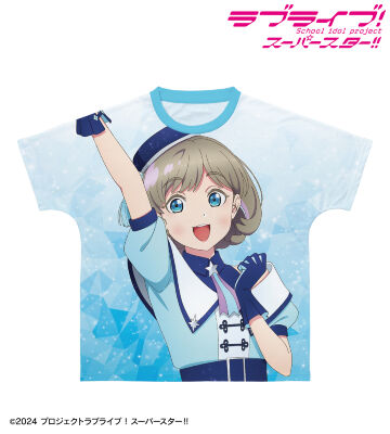 描き下ろし 唐 可可 スーパースター!!ver. フルグラフィックTシャツ